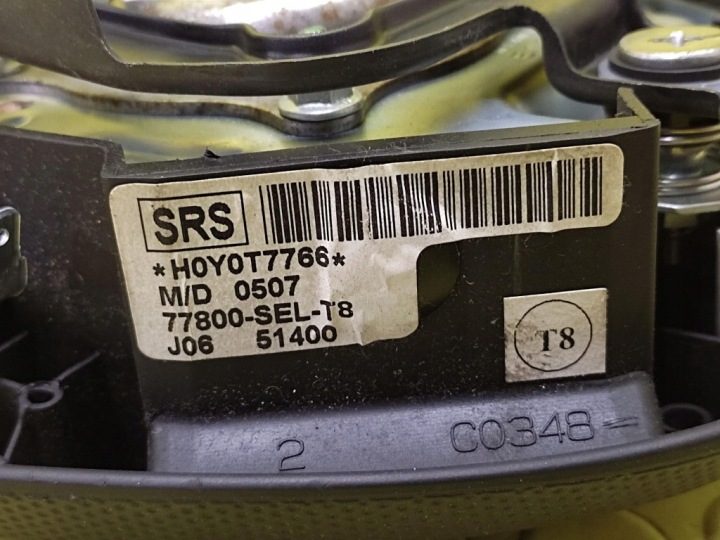 HONDA CITY ПОДУШКА AIRBAG ВОДИТЕЛЯ 77800SELT8, фото 6