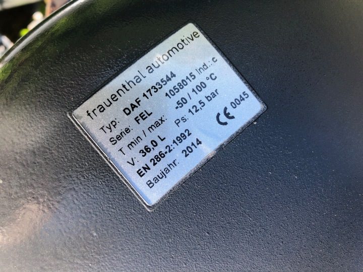 DAF LF 45 55 Euro 6 бак ресивер 36L 1733544, фото 6