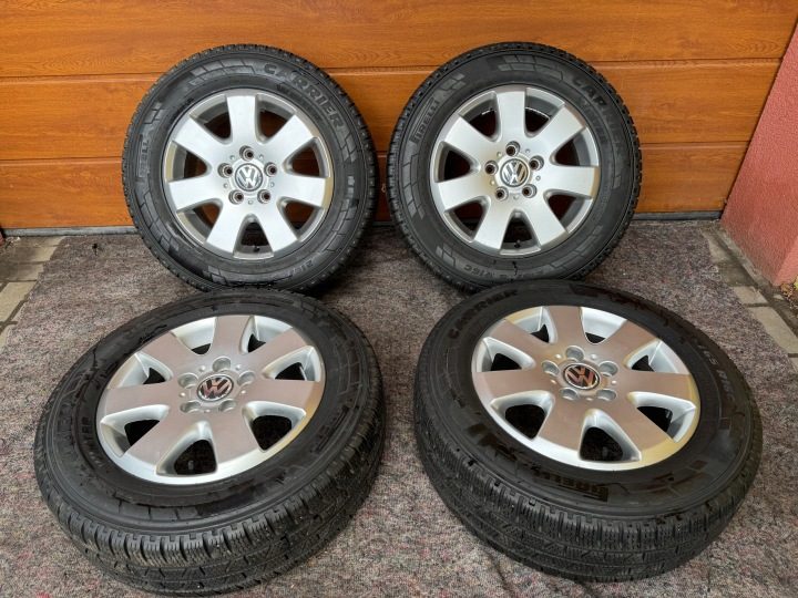 КОЛЕСА ДИСКИ ШИНЫ ЗИМНИЕ VW T5 T6 6.5J 16" ET51 5x120 215/65/R16 C, фото 1