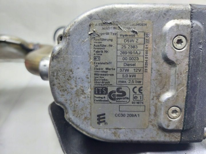 АВТОНОМНЫЙ ОТОПИТЕЛЬ WEBASTO HYDRONIC D5WZ MAZDA 5 I 2.0 CITD, фото 8