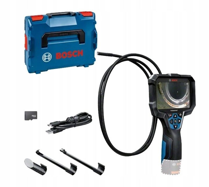 Инспекционная камера эндоскоп BOSCH GIC 12V-5-27C 5" 1280x720 8,3 мм 32 GB SD, фото 1