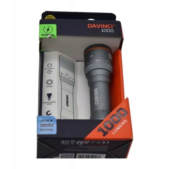 NEBO DAVINCI Аккумуляторный 3500 лм LED FLT-0021, фото 1