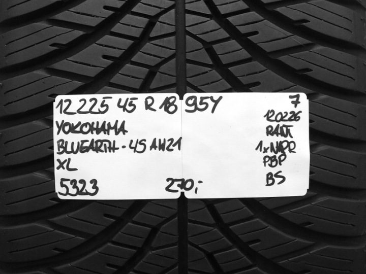 1x Шина всесезонная Yokohama BLUEARTH-4S AW21 225/45R18 95Y XL FR, фото 14