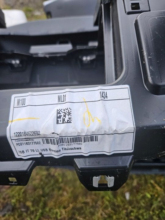 ТОРПЕДО КОНСОЛЬ ОРИГИНАЛЬНАЯ VW TRANSPORTER T6 2018 7E1857003, фото 6