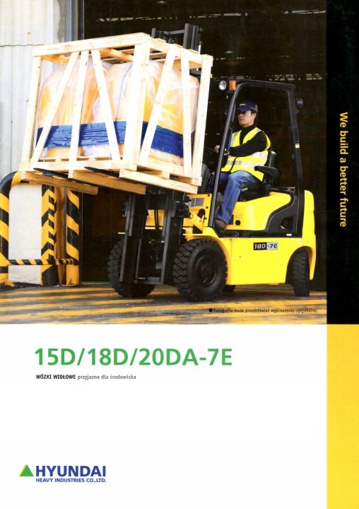 ПРОСПЕКТ HYUNDAI 15D/18D/20DA-7E. WÓZKI WIDŁOWE, фото 1