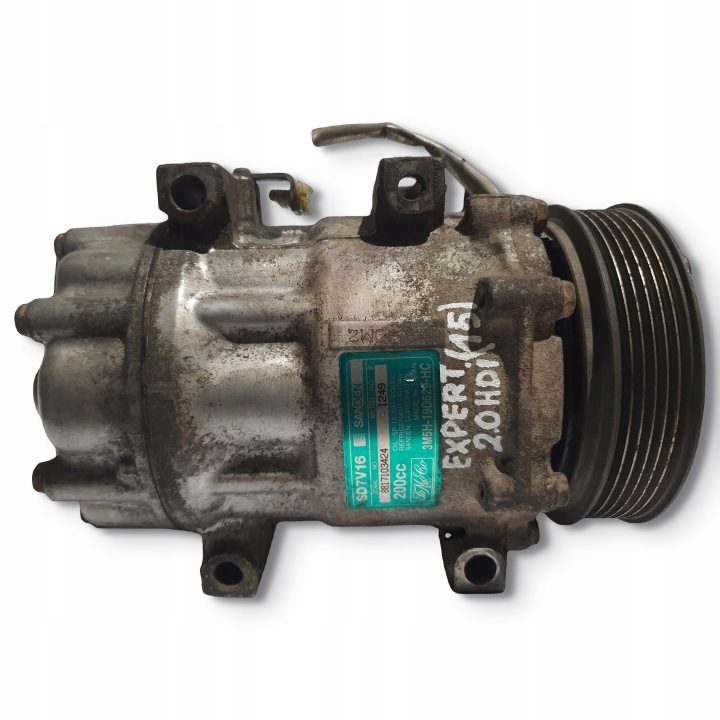Компрессор кондиционера Volvo S40 II V50 2.0 дизель 3M5H-19D629-HC, фото 5