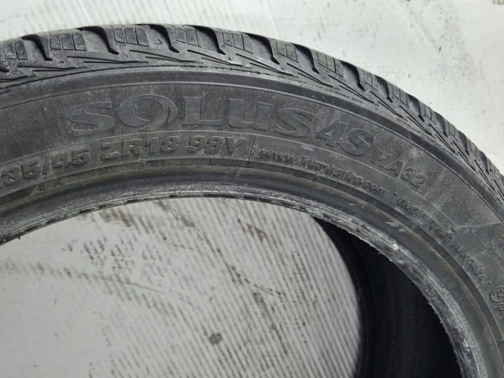 Шина всесезонная Kumho Solus 4S HA32 235/45R18 98 Y сцепление на снегу (3PMSF), усилитель (XL), фото 6