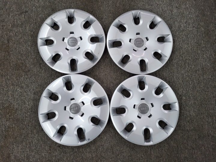 4× Колпак Audi OE Оригинальный 15" серебристый, фото 1