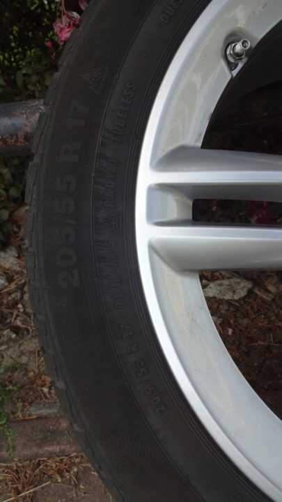 Колеса зимние 17'' 5x112 BMW 205/55R17 ET54 TPMS литые диски, фото 9