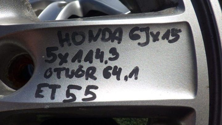 Литой диск Honda OE 6.0" x 15" 5x114.3 ET 55, фото 16