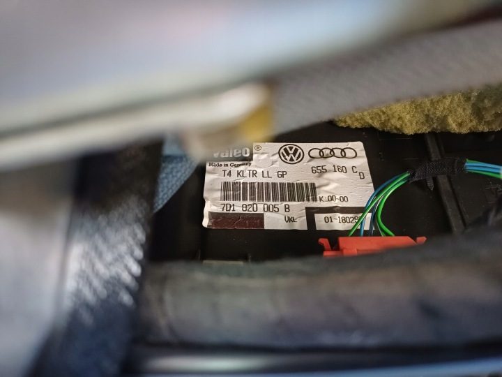 7D1820005B вентилятор отопитель VW Transporter t4 Рестайлинг 2.5 99 г. климат-контроль, фото 11