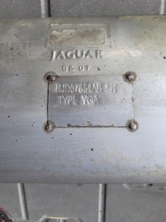 ГЛУШИТЕЛЬ КОНЕЧНЫЙ NJD67854AB JAGUAR XK XKR XK8 4.0 V8 X100, фото 2