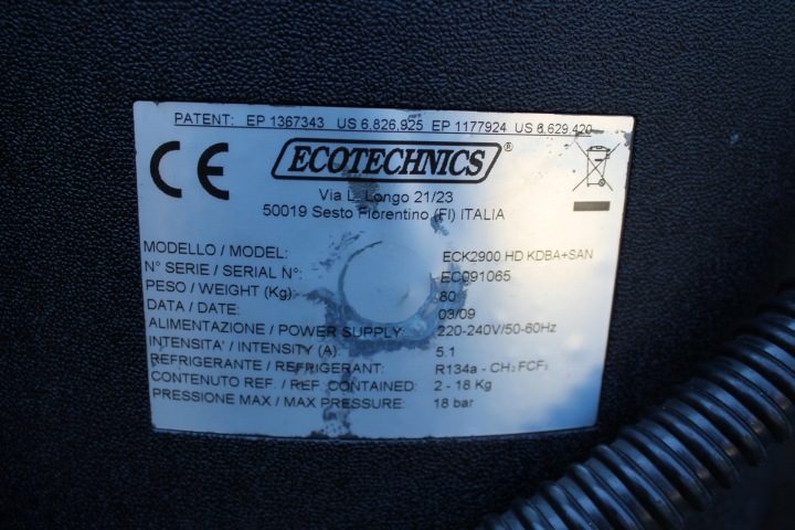 Станция кондиционера Ecotechnics автоматическая R134A 16 кг с дисплеем, фото 4