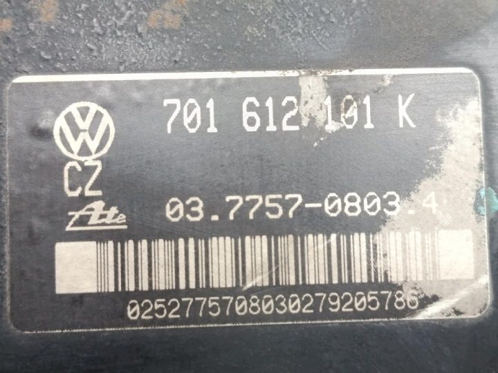 VW TRANSPORTER T4 1.9TD ВАКУУМНЫЙ УСИЛИТЕЛЬ ТОРМОЗОВ 701612101K ATE, фото 3