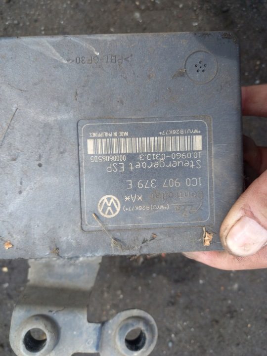 Насос ABS проверенный 1C0907379E SKODA OCTAVIA I 1 1.9 TDI 110 Л.С. 2003 г., фото 2
