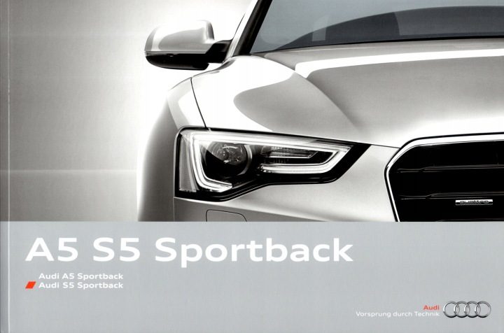 ПРОСПЕКТ AUDI A5 SPORTBACK. AUDI S5 SPORTBACK, фото 1