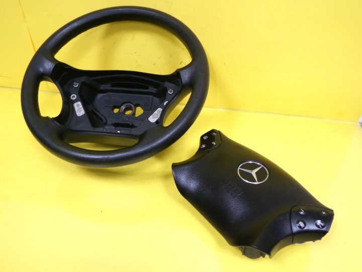 РУЛЬ С ПОДУШКОЙ МУЛЬТИФУНКЦИОНАЛЬНЫЙ MERCEDES-BENZ C W203 A2034600803 NR172, фото 6