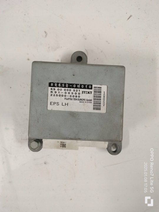 Блок управления ЭУР 89650-0H010 Citroen Peugeot Toyota 225000-0080, фото 1
