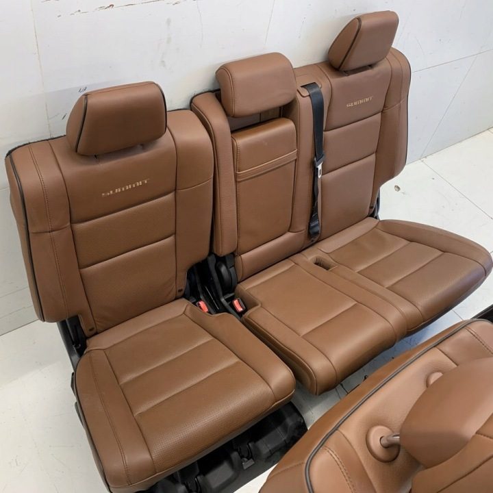 Сиденье обшивки кожа коричневая JEEP GRAND CHEROKEE WK2 РЕСТАЙЛИНГ SUMMIT 18 г., фото 8