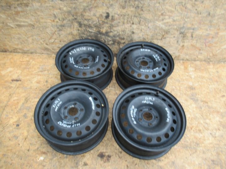 4× Штампованный диск Renault OE 6.5" x 16" 5x114.3, фото 1