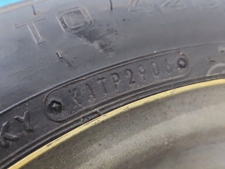 Колесо запасное 15" докатка Honda FR-V Dunlop 135/90/R15 5X114.3, фото 5