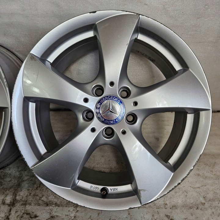 4× Литой диск Borbet A B C E M V Г. КЛАСС SL CL CLA EQV GLA GLE GLK W204 7.5" x 17" 5x112 ET 45, фото 10