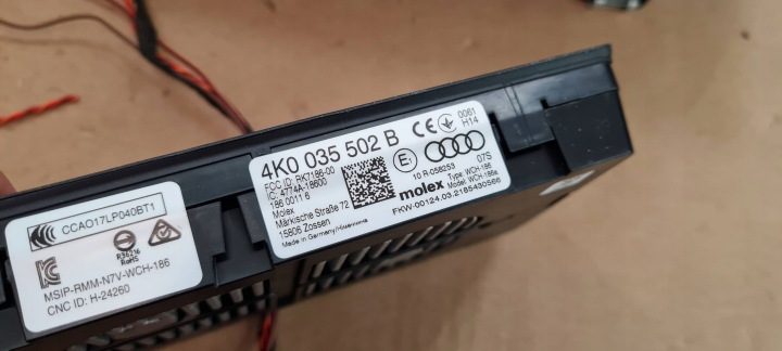 A6 C8 4K БЕСПРОВОДНАЯ ЗАРЯДКА БАРДАЧОК 4K0035502B 4K0864981A, фото 9