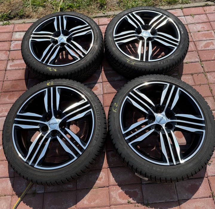 Колеса зимние VW T-Cross ET 35 7,5jx18” 5x100 шина 215/45 R18, фото 1