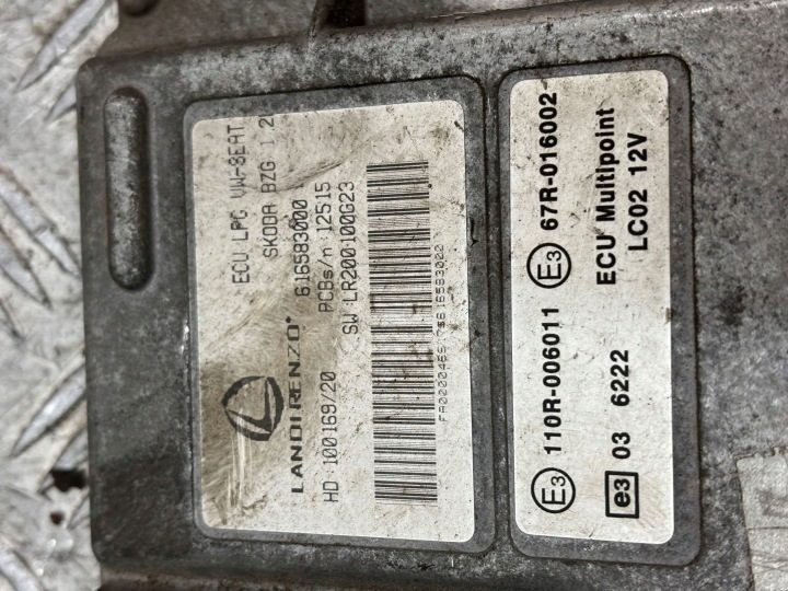 БЛОК УПРАВЛЕНИЯ ГБО SKODA FABIA 2 1.2 616583000, фото 2