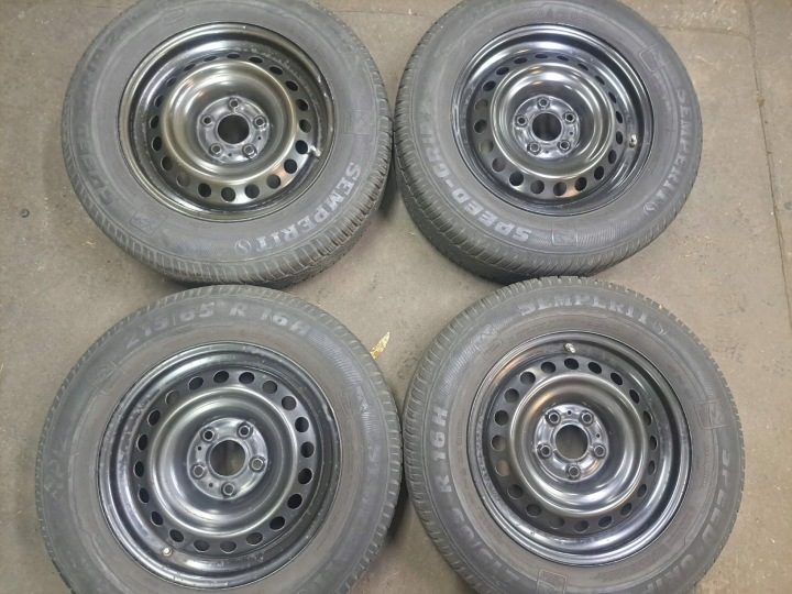 4× Штампованный диск NISSAN QASHQAI 6.5" x 16" 5x114.3 ET 40, фото 1