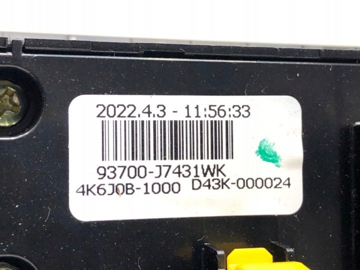 ПЕРЕКЛЮЧАТЕЛЬ КОРРЕКТОРА ФАР KIA CEED 93700-J7431WK ВЫКЛЮЧАТЕЛЬ, фото 3