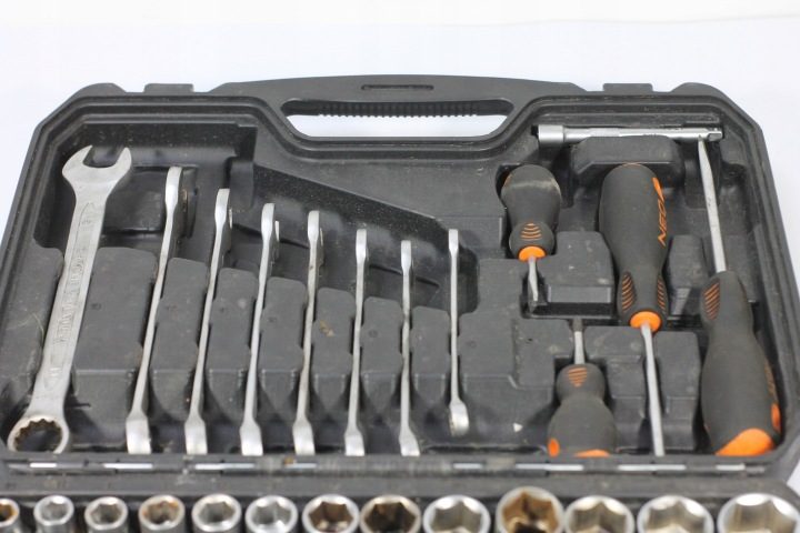 NEO TOOLS Комплект Торцевых головок 100 шт. 1/2" 1/4" Ключи Рожково Накидные, фото 4