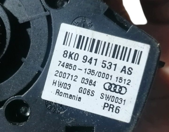 AUDI A4 B8 07-15r ПАНЕЛЬ ПЕРЕКЛЮЧАТЕЛЬ СВЕТА 8K0941531AS, фото 2