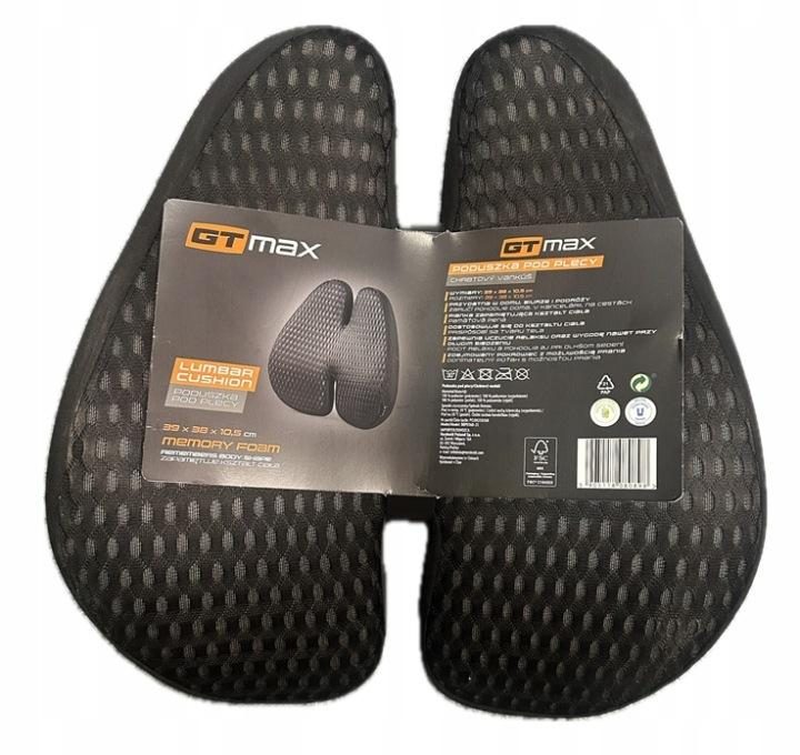 GTMAX Подушка Под Спинка Memory Foam Для Автомобиля Biura, фото 1