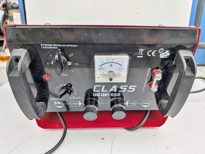 Зарядное устройство с функцией пуска Euro Craft Класс 650 12 А, фото 6
