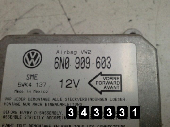 1995 VW Golf ЭБУ 6n0909603, фото 2