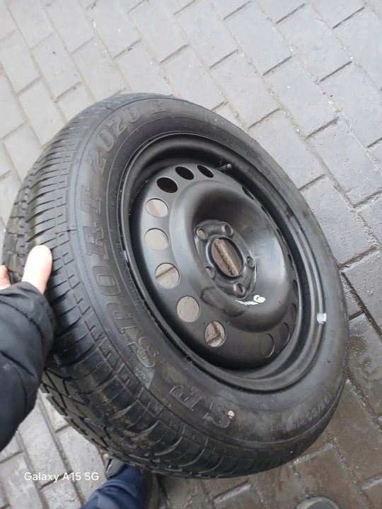 Колесо диск шина новая Dunlop 5X100 Opel Astra II G Corsa, фото 1