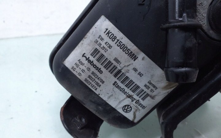 2012 Volkswagen Caddy Автономный отопитель (Webasto) 1J1217503260, фото 8