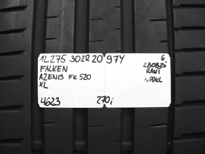 Шина летняя Falken Azenis FK520 275/30R20 97 Y защита диска, усилитель (XL), фото 12