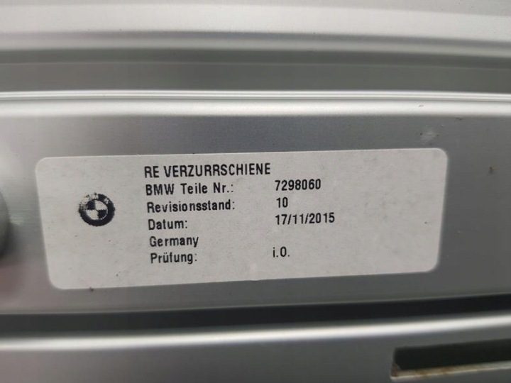 Направляющая багажника BMW F34 7298060 7298059, фото 5