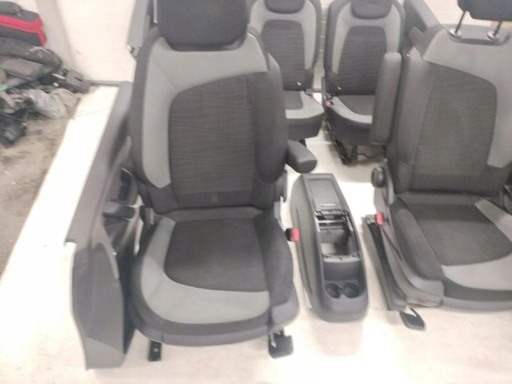 СИДЕНЬЕ ДИВАН КОМПЛЕКТ ОБШИВКИ CITROEN C4 PICASSO II 1.6 14 г. ОРИГИНАЛ. EU, фото 2