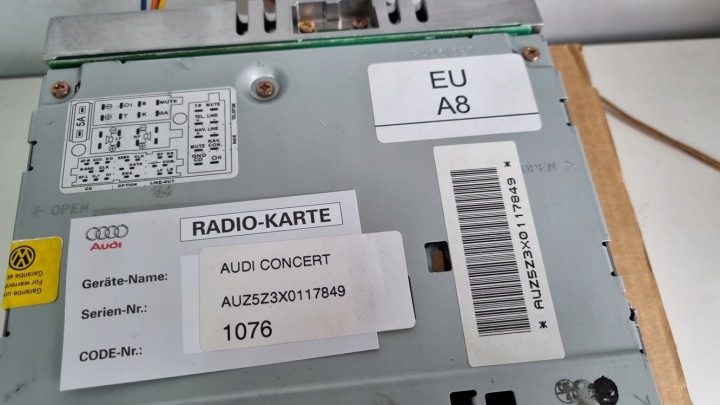 Магнитола Concert Audi A8 D2 РЕСТАЙЛИНГ pansonic 4D0057186CX, фото 5