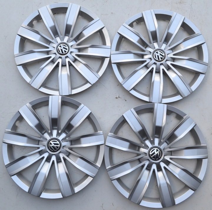 4× Колпак Volkswagen OE Оригинальный 17", фото 1