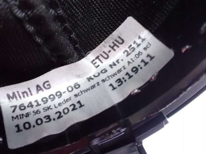 РУЧКА ЧЕХОЛ РЫЧАГА КПП КОМПЛЕКТ 7641999 MINI COOPER F55 F56 21 г., фото 5