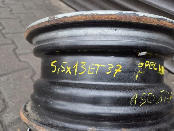 Штампованный диск Opel OE 5552A 5.5" x 13" 4x100 ET 37, фото 5