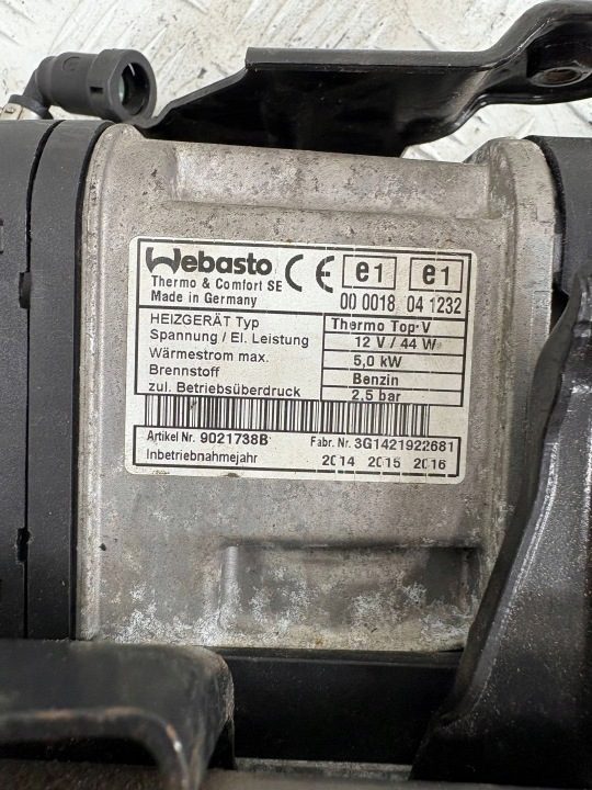 Автономный отопитель (Webasto) Volkswagen Sharan 7N0 7N0815005AB, фото 6