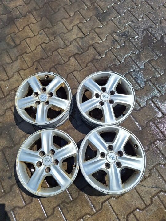 4× Литой диск Hyundai OE I30 5.5" x 15" 5x114.3, фото 1