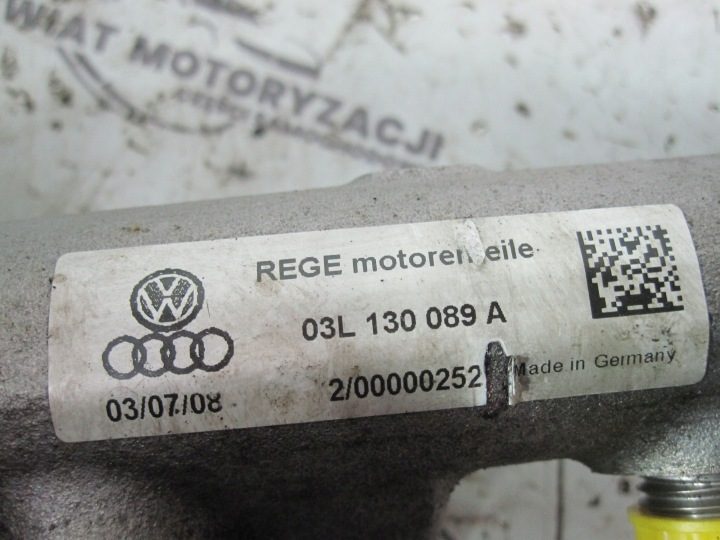 AUDI A4 A5 A6 EXEO 2.0 TDI CAG 143 л.с. 09 г. топливная рампа 03L130089A, фото 6