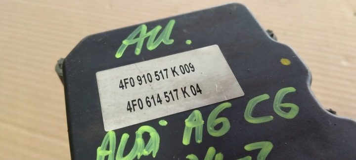 AUDI A6 C6 04-12 НАСОС ABS ESP 4F0910517K 0265950429, фото 6