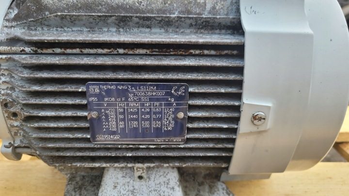 Двигатель электрический рефрижератора Thermo King 3 / агрегат 2C19514G02, фото 4